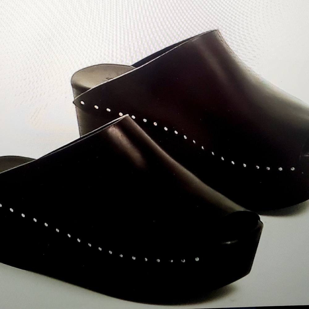 Women's Rick Owen's open toe clogs